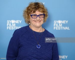 Director Gillian Leahy (Baxter and Me) arrives at the 63rd Sydney Film Festival program official launch at Customs House.